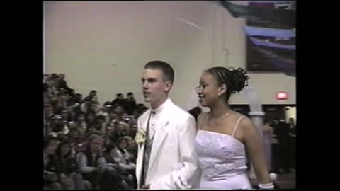 2000-01 WPHS Vids 098 Prom 064 Grand March Couple 37 by Glenn Strader