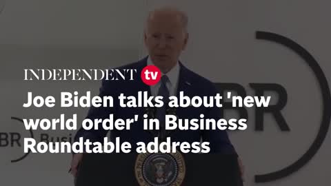 Joe Biden Promoting the New World Order