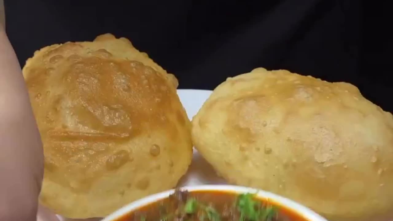 Chole Bhature ASMR style