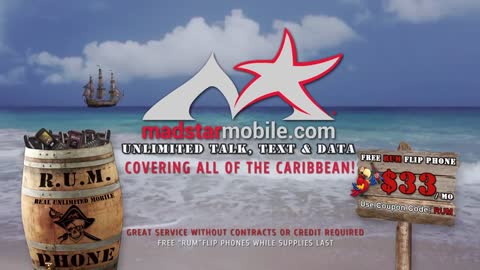 MadstarMobile.com - Our Caribbean commercial. RUM with it man!