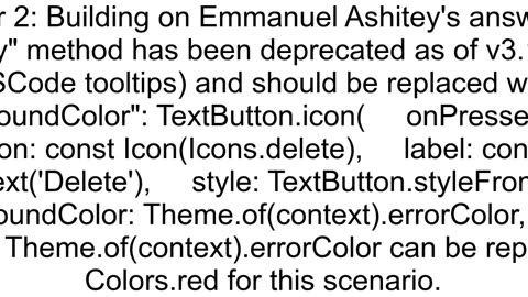 How to change color in TextButtonicon