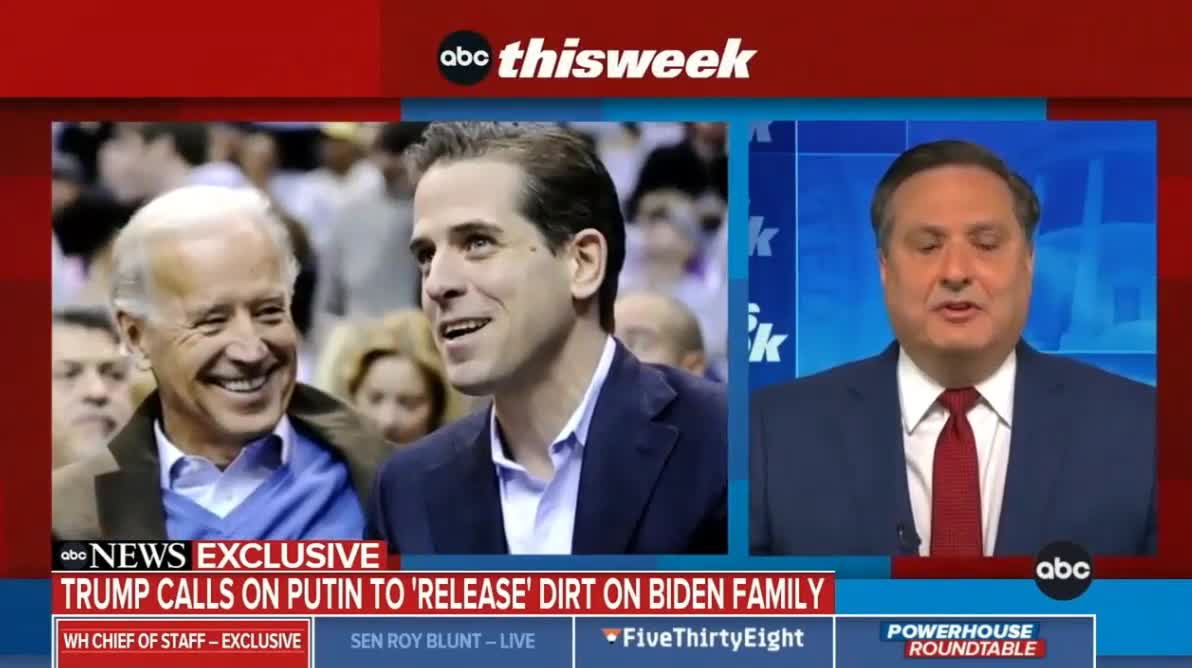 George Stephanopoulos 'Confronts' Ron Klain Over Hunter Biden Scandal