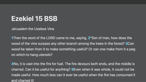 Ezekiel 15