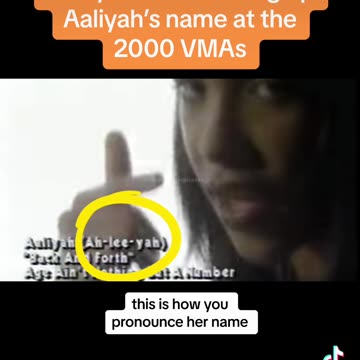 Ricky Martin messing up Aaliyah’s name at the 2000 VMAs