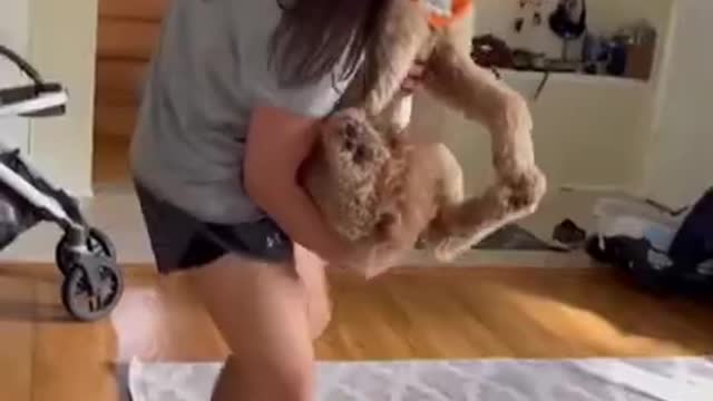 My Puppy Supports Me For Everything