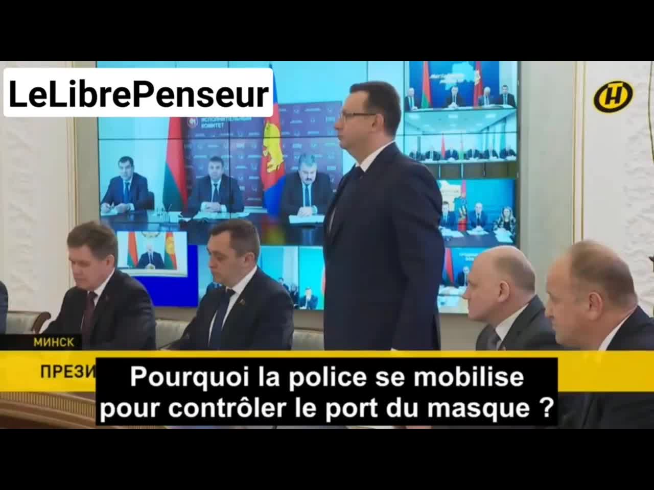 LE PRÉSIDENT BIÉLORUSSE CONTRE LE CHANTAGE DE L'OMS RECADRE SES MINISTRES PRO-CABALISTES !!!