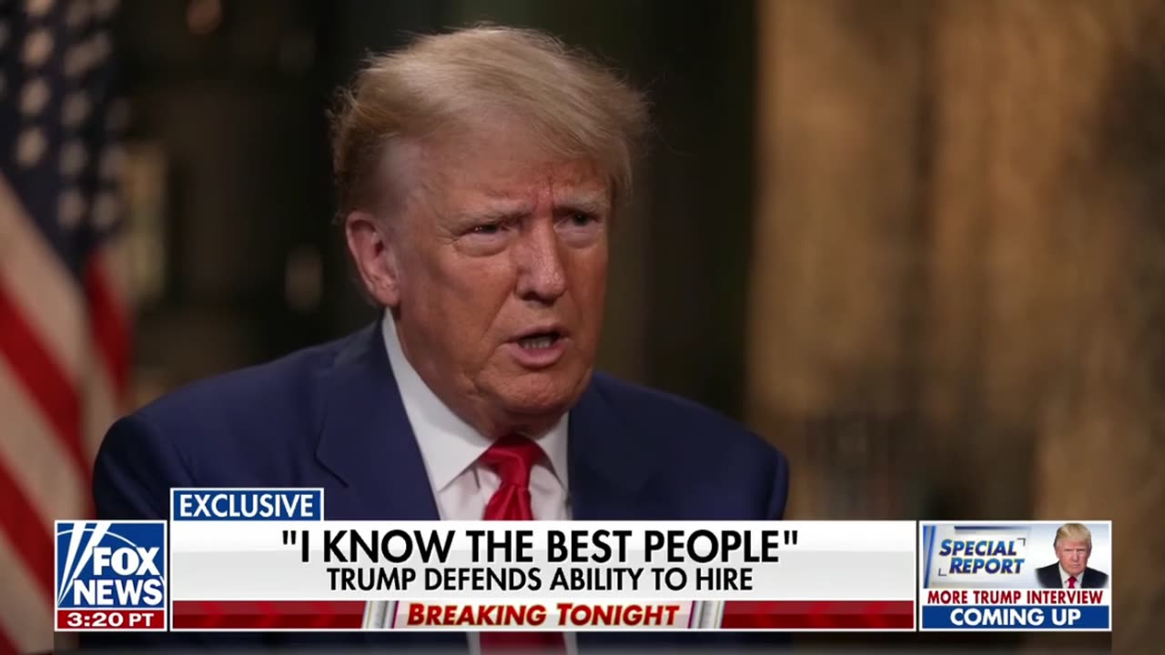 Wow. Trump tells Fox News' Bret Baier "I'm not great fan of Fox anymore."