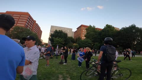 Debate MAYHEM! On Independence Mall 9/10/24 for TRUMP V HARRIS Debate