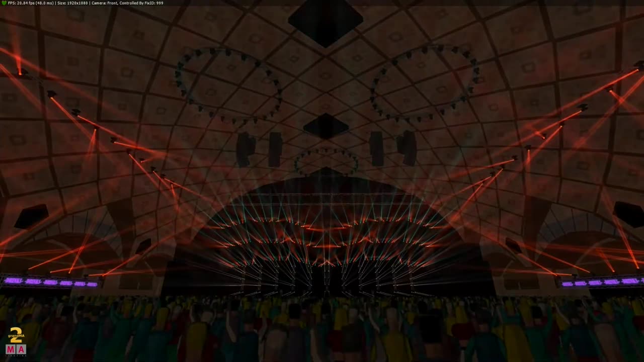 Timecode Lightshow - Destroyer Of Worlds (Aaron Hibell Remix) - MA3D