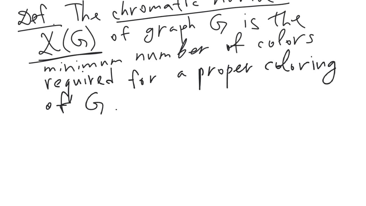 Proper colorings and the chromatic number of graphs | graph theory | elementary level