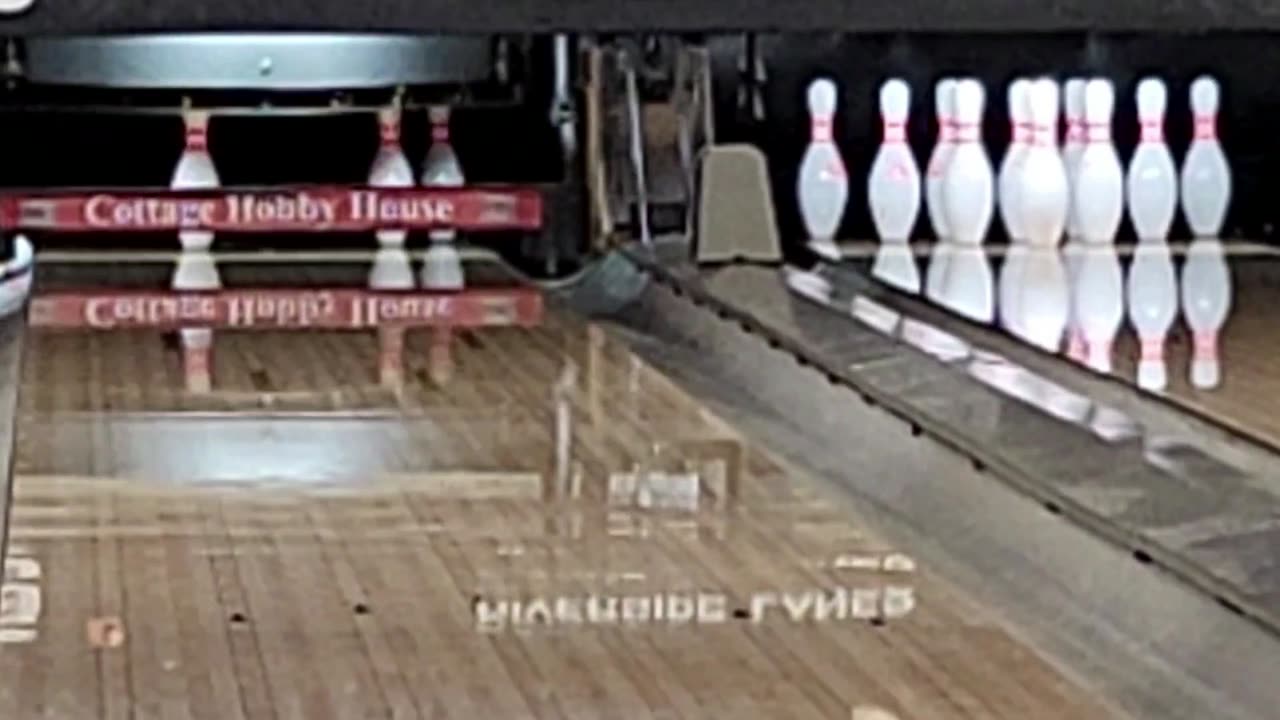 Bowling from 9/1/2024, Game 4 of 8, final score; 165