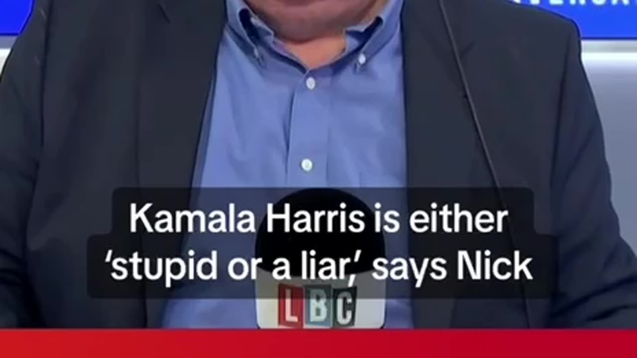 Kamala is either stupid or a liar.