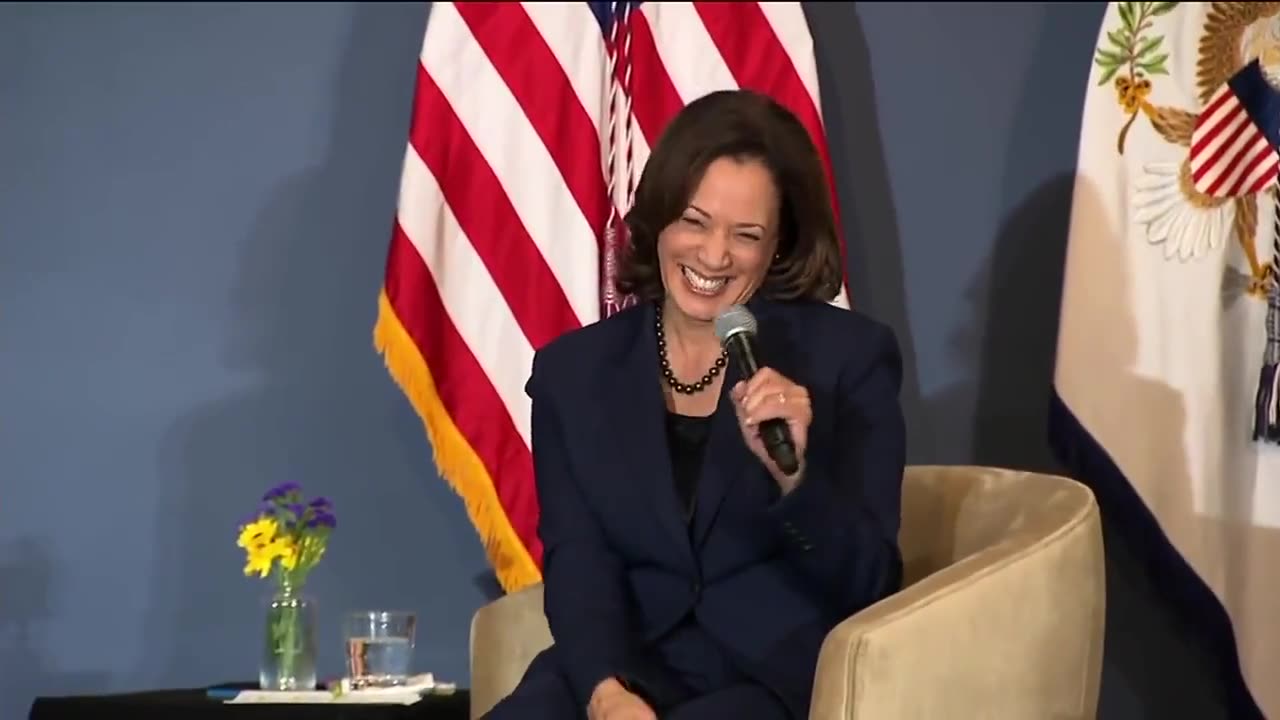 VP Harris Laughs Hysterically About Knowing How to Pronounce Words