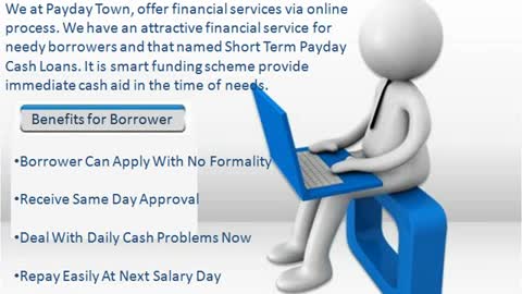 Short Term Payday Cash Loans- Fast Funding For Relief From All Your Emergencies