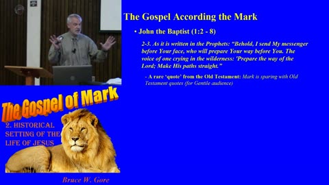 2. Introduction to Mark's Gospel Story (Mark 1:1)