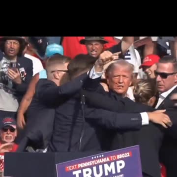 ASSASSINATION ATEMPT of TRUMP...He SURVIVES!!!
