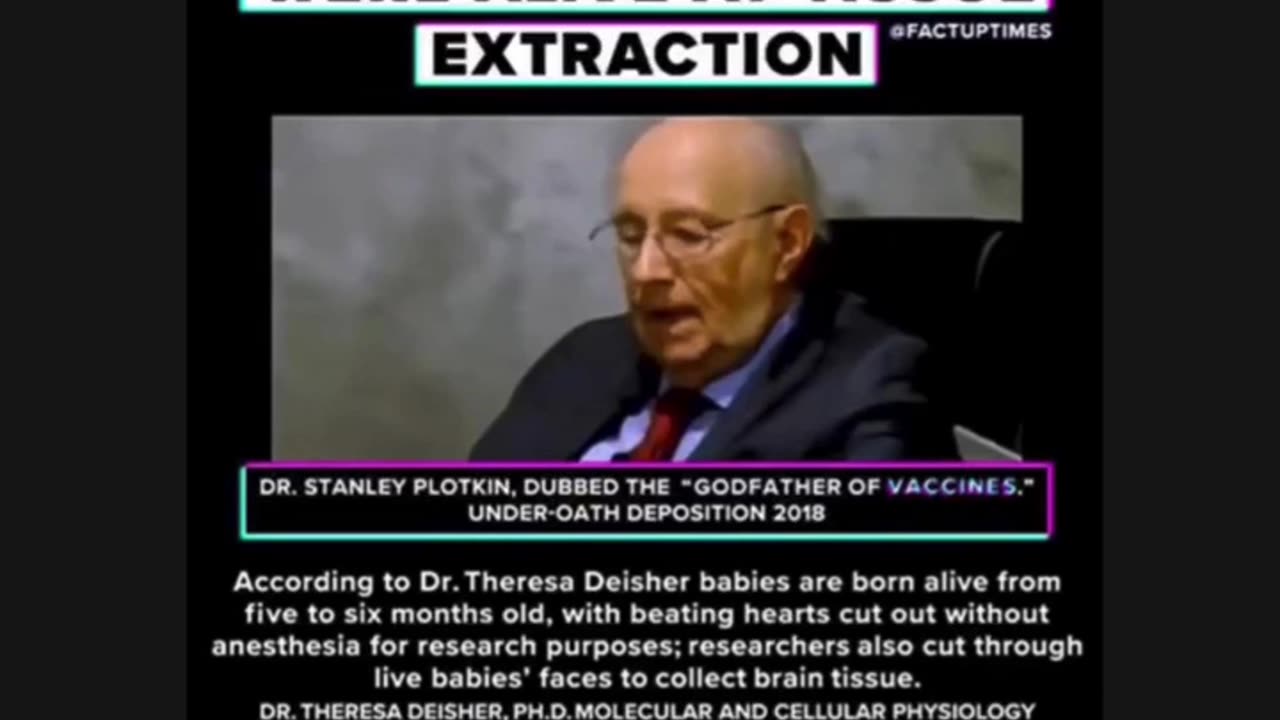 Banned Video #7 - Disturbing truth about unborn babies from the "Godfather of Vaccines"