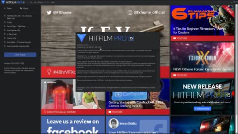 Cracking HitFilmPro 15.1