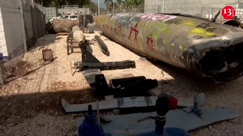 Israel military displays remnants of intercepted Iranian missile