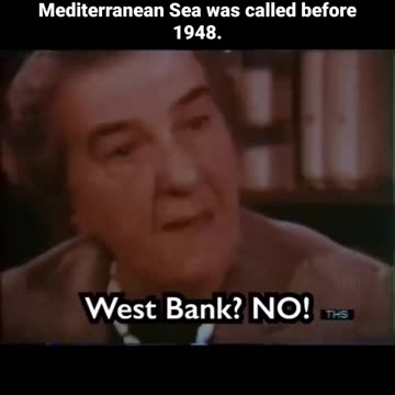 What was Palestine then? - Golda Meir