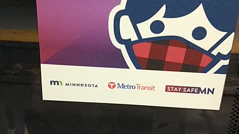 Metro Transit Mask Up Signs