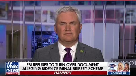 Comer is talking about holding FBI Director Christopher WRay in contempt of Congress.