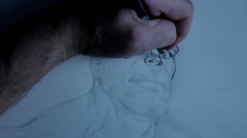 Add details to the Hulk's face