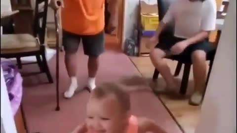 Baby Ask grandfather