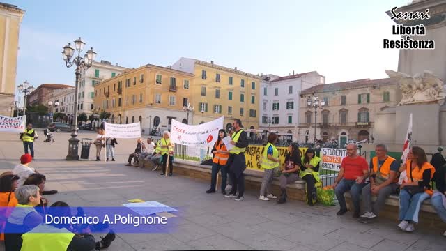 TRIESTE CHIAMA, SASSARI RISPONDE! Manifestazione di solidarietà ai portuali- No green pass 23-10-21