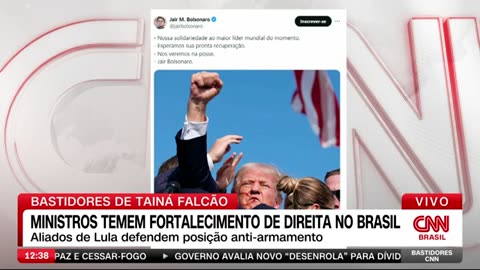 Após atentado contra Trump ministros temem fortalecimento da direita no Brasil