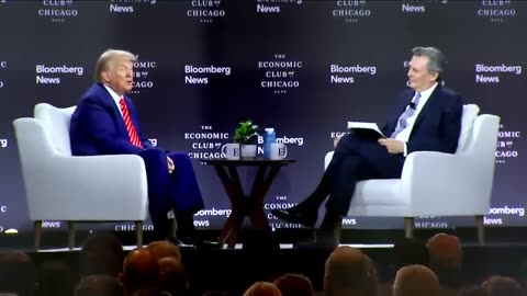 President Trump's Interview with Bloomberg at The Economic Club of Chicago