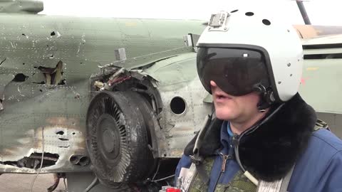 Su-25SM3 attack aircraft managed to land the plane after being hit by a MANPADS