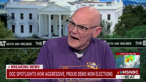 'Very Concerned' James Carville Admits He's 'Scared to Death' That Trump Will Win Election