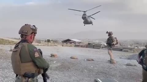 USA Special Forces evacuate in Afghanistan