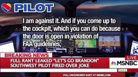 Pilot goes on comical rant
