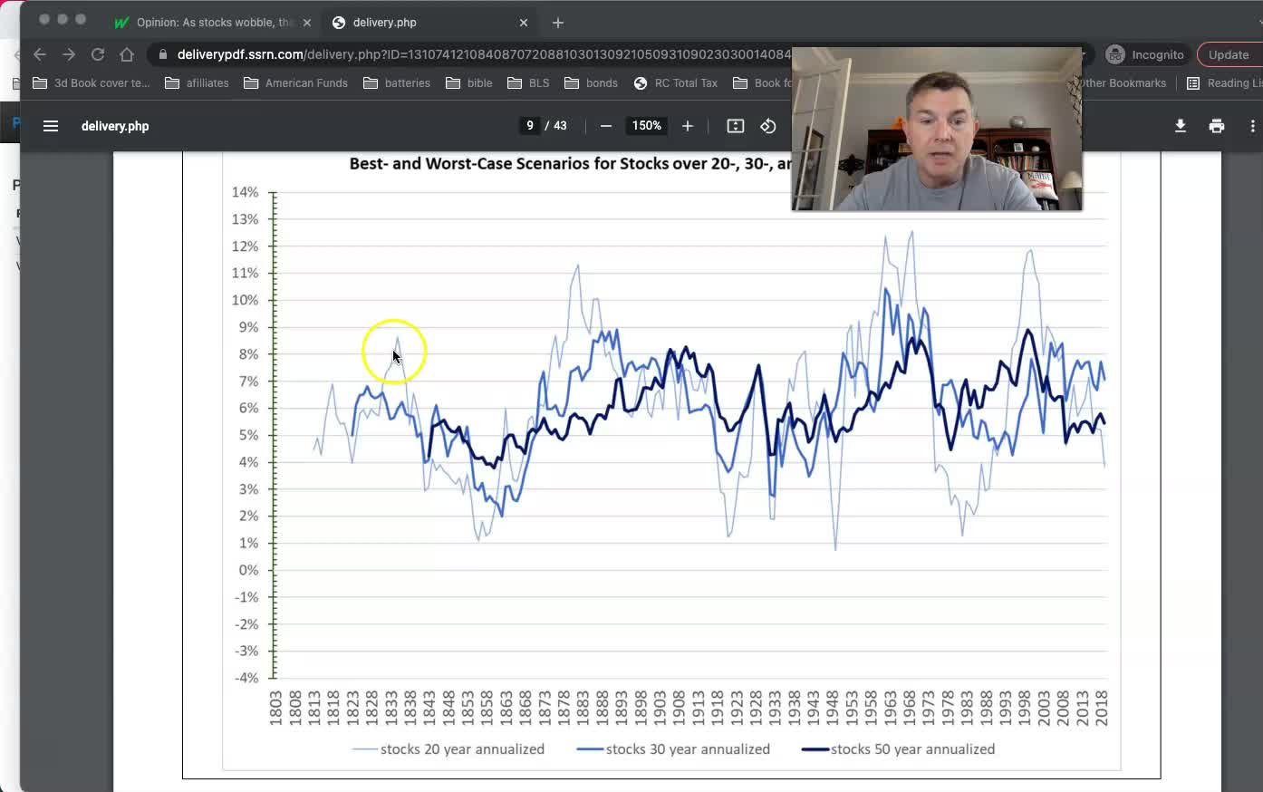 Expect Stocks to Return 3.5% REAL in the Coming Years