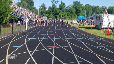 5.28.22 - KTCCCA Middle School State Track Meet - Girls 4x800 Relay - Heat 1