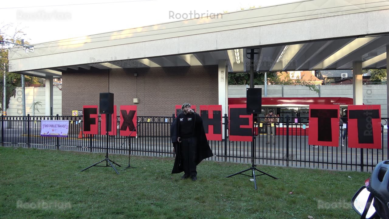 Rally to fix the TTC (toronto transit commission)