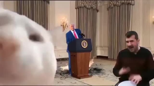 Lightning strike. God’s with Trump