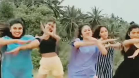 Girls funny dance