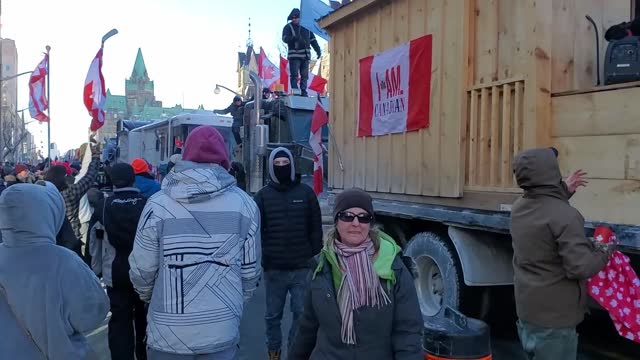 Canada Freedom Protest in Ottawa - Saturday Jan 29, 2022