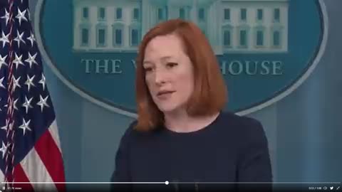 Psaki Seething when asked about one of the treasonous Biden scams