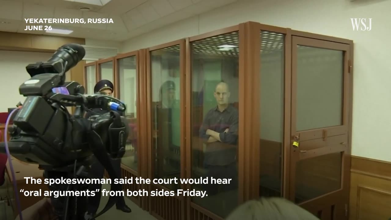 Falsely Accused WSJ Reporter Evan Gershkovich Attended Russian Court