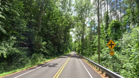 4K Driving Thru Around @ On Dingmans Ferry Bridge New Jersey NJ to Pennsylvania PA Daytime ASMR