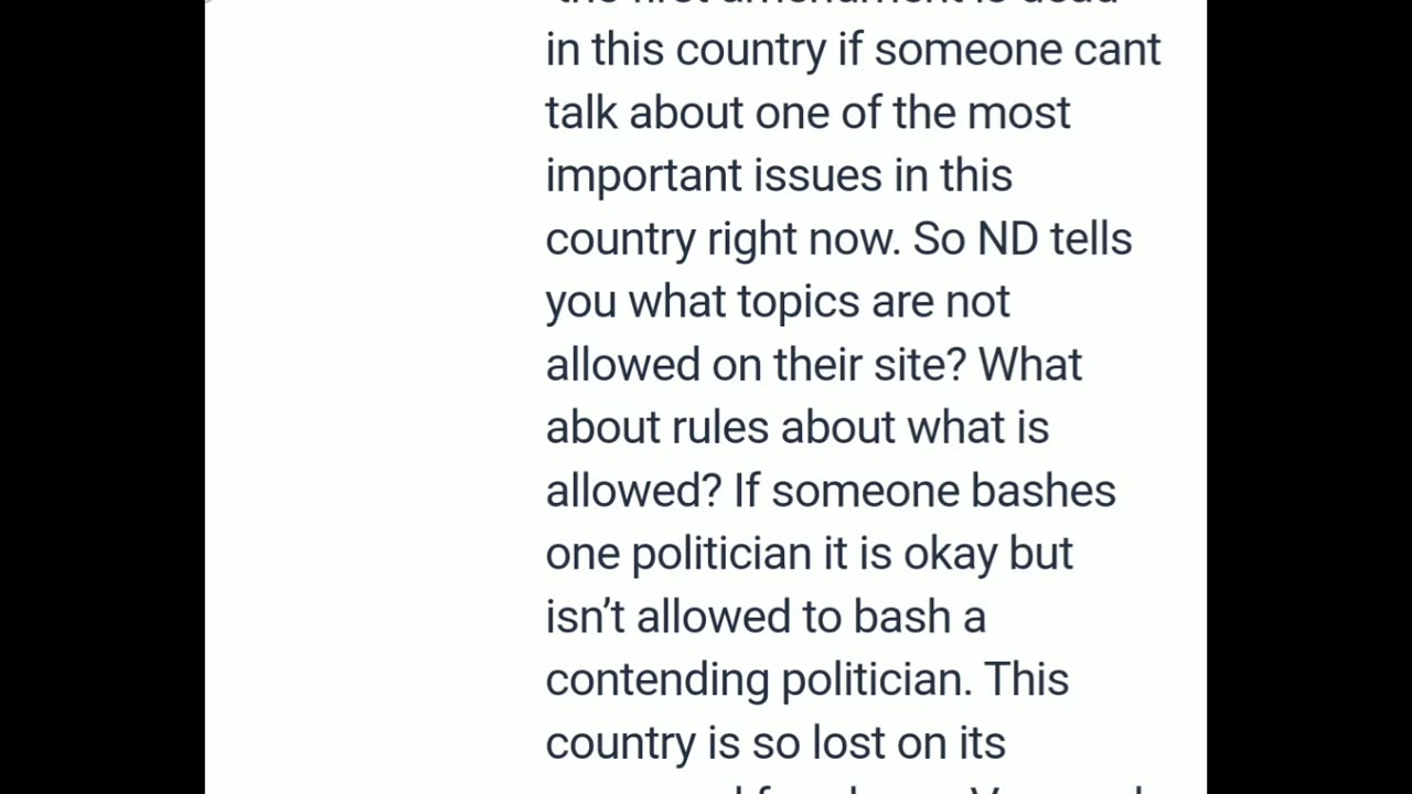Censorship on Nextdoor Website