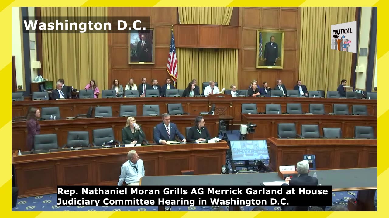 Rep. Moran Grills AG Merrick Garland at House Judiciary Hearing in Washington D.C.