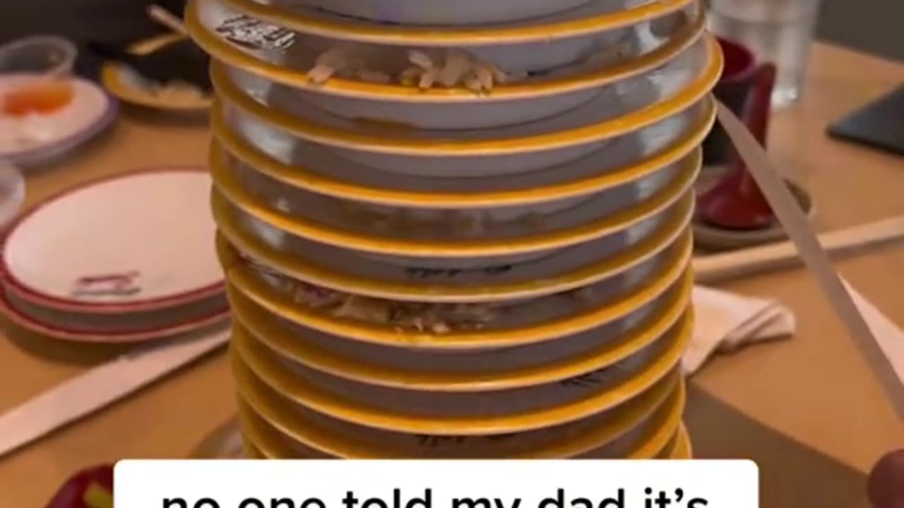 No one told my dad it's $4 extra per yellow plate