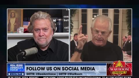 WAR ROOM Steve Bannon with Dr. Peter Navarro