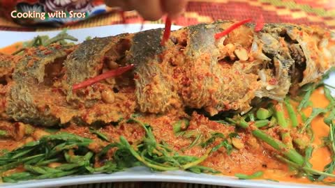 Yummy Water Mimosa Lake Fish Recipe - Water Mimosa Cooking With Fish