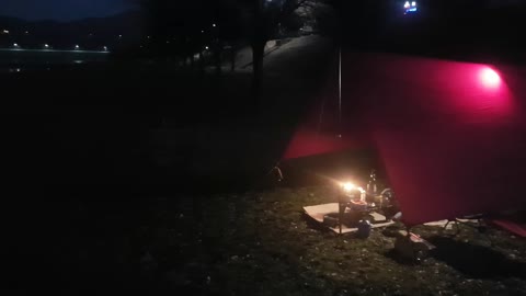 Campsite evening